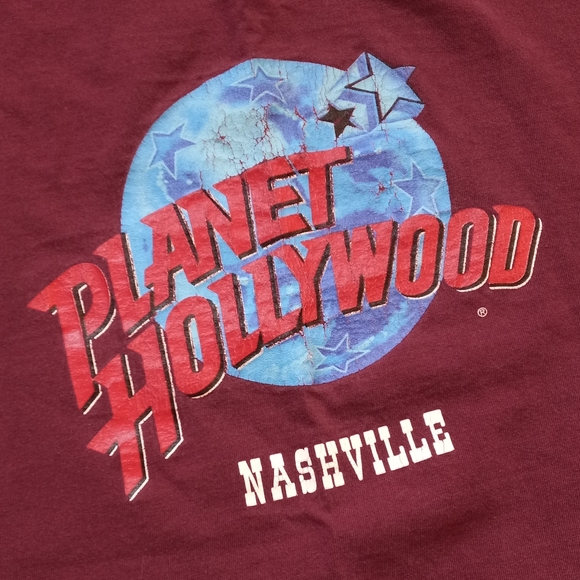 VINTAGE 1991 PLANET HOLLYWOOD TEE - Picture 3 of 4